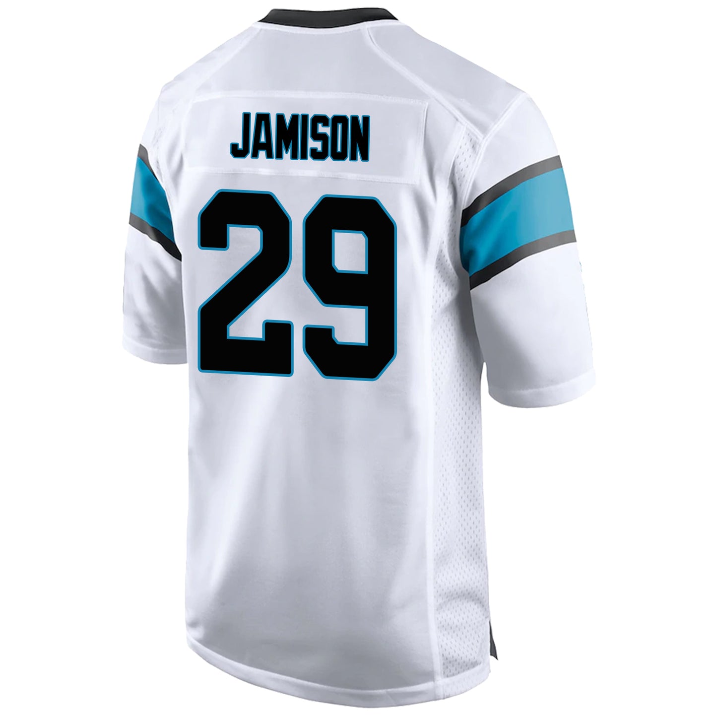 C.Panthers #29 D'Shawn Jamison white Team Game Jersey Football Stitched Jersey