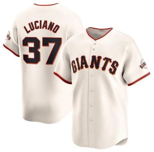 San Francisco Giants #37 Marco Luciano Cream Cool Base Stitched Baseball Jersey