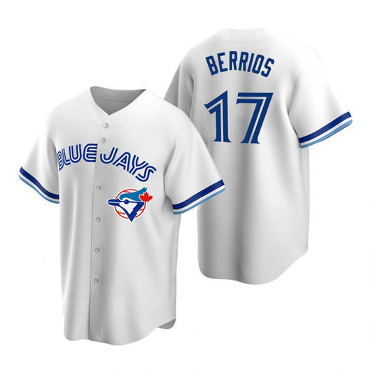 Toronto Blue Jays #17 Jose Berrios White Cooperstown Collection Jersey Baseball Jerseys