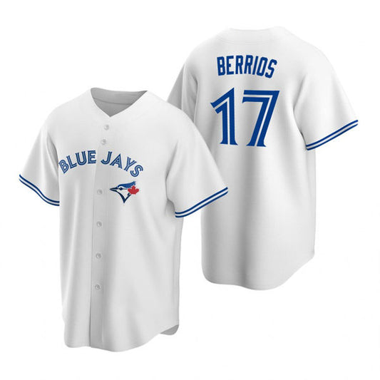 Toronto Blue Jays #17 Jose Berrios White Home Cool Base Jersey Baseball Jerseys