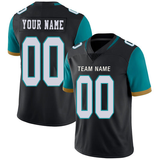 Custom J.Jaguars Football Jerseys Team Player or Personalized Design Your Own Name for Men's Women's Youth Jerseys Teal