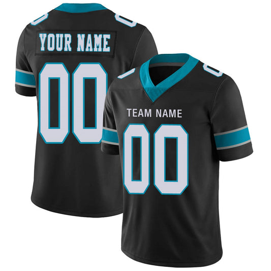 Custom C.Panthers Football Jerseys Team Player or Personalized Design Your Own Name for Men's Women's Youth Jerseys Blue