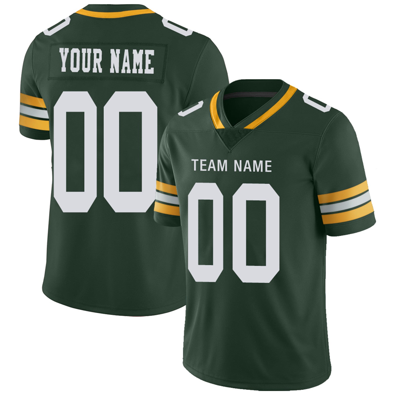 Custom GB.Packers Football Jerseys Team Player or Personalized