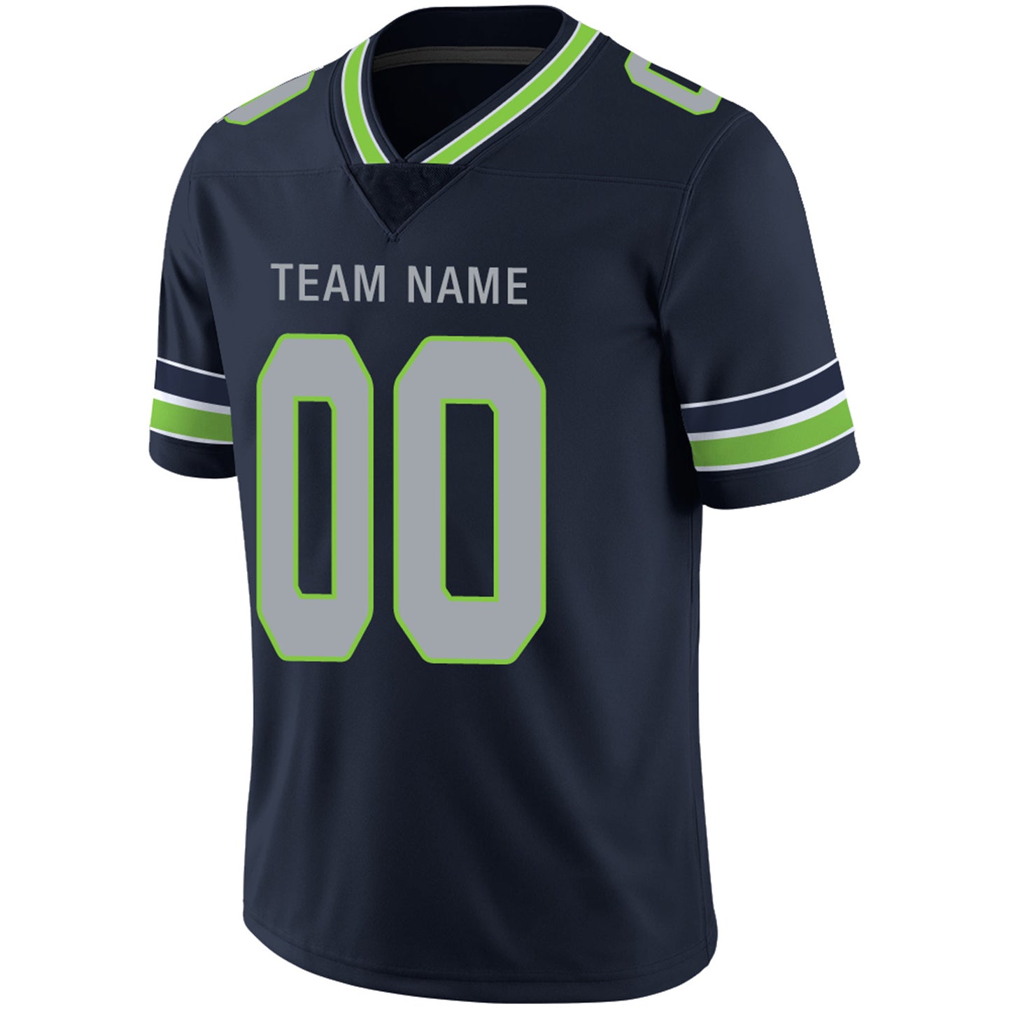 Custom S.Seahawks Football Jerseys Team Player or Personalized Design Your Own Name for Men's Women's Youth Jerseys Navy