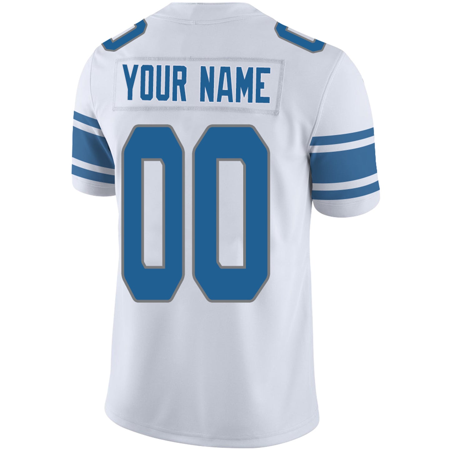 Custom D.Lions Football Jersey Team Player or Personalized Design Your Own Name for Men's Women's Youth Jerseys Blue