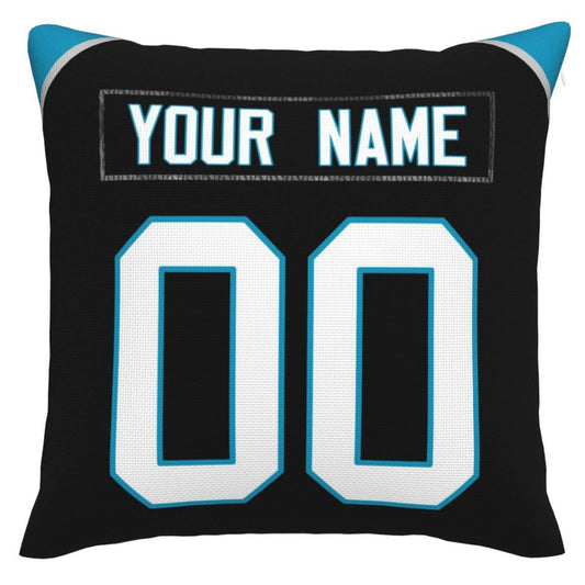 Custom C.Panthers Pillow Football Team Decorative Throw Pillow Case Print Personalized Football Style Fans Letters & Number Birthday Gift Football Pillows