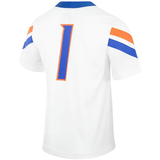 #1 B.State Broncos Untouchable Football Jersey White Stitched American College Jerseys