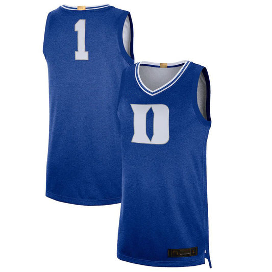 #1 D.Blue Devils 100th Anniversary Rivalry Limited Basketball Jersey Royal Stitched American College Jerseys
