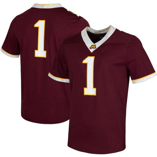 #1 M.Golden Gophers Untouchable Game Jersey Maroon Stitched American College Jerseys