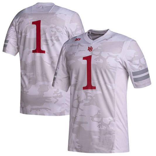#1 N.Huskers Premier Strategy Jersey Stitched American College Jerseys