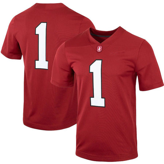 #1 S.Cardinal Untouchable Football Jersey Cardinal Stitched American College Jerseys