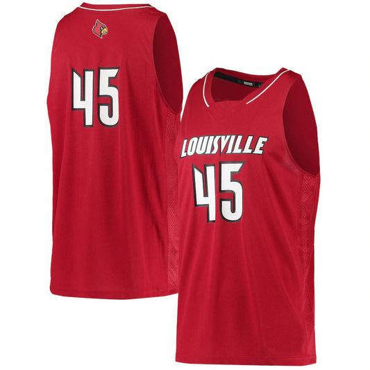 #45 L.Cardinals Swingman Red Basketball Jersey Stitched American College Jerseys