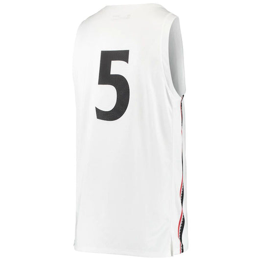 #5 C.Bearcats Under Armour College Replica Basketball Jersey White Stitched American College Jerseys