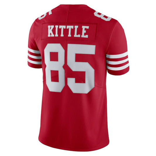 SF.49ers #85 George Kittle New Red Stitched American Football Jerseys 2022