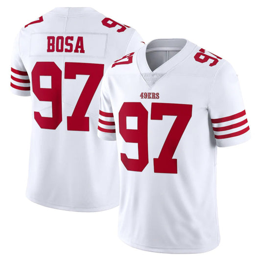 SF.49ers #97 Nick Bosa New White Stitched American Football Jerseys 2022