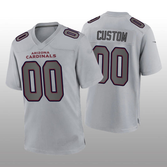 Custom A.Cardinals Gray Atmosphere Game Jersey  American Jerseys Football Jerseys