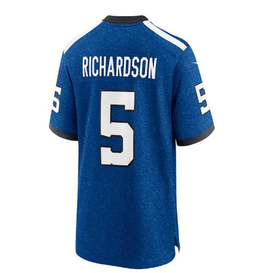IN.Colts #5 Anthony Richardson Indiana Nights Alternate Game Jersey - Royal Stitched American Football Jerseys