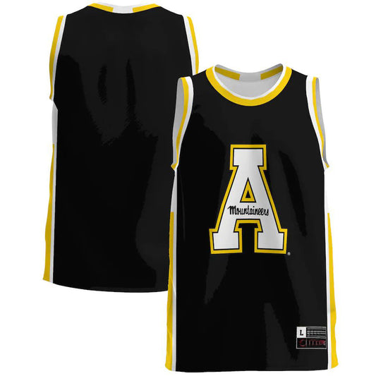 A.State Mountaineers Basketball Jersey - Black Stitched American College Jerseys