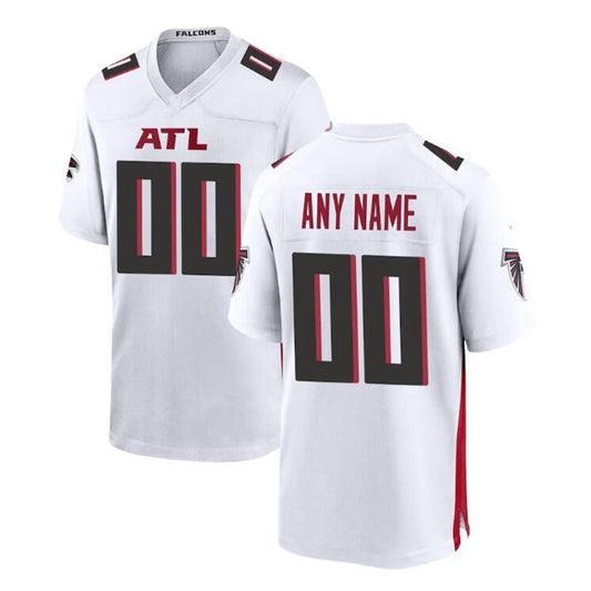 Custom A.Falcons White Game Jersey Stitched American Football Jerseys