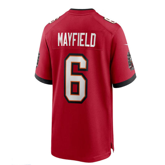 TB.Buccaneers #6 Baker Mayfield  Red Game Jersey Stitched American Football Jerseys