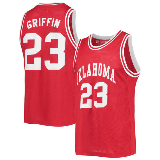 O.Sooners #23 Blake Griffin  Original Retro Brand Commemorative Classic Basketball Jersey Crimson Stitched American College Jerseys