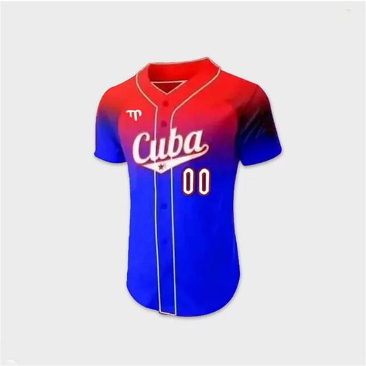 Custom Cuba Red 2023 World Baseball Classic Jersey Men Women Youth Stitches Baseball Jerseys