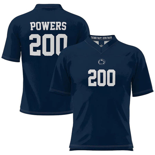 P.State Nittany Lions #200 TChad Powers ProSphere Football Jersey  Navy Stitched American College Jerseys
