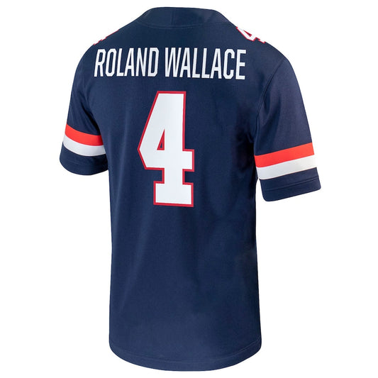 A.Wildcats #4 Christian Roland-Wallace NIL Replica Football Jersey Navy Stitched American College Jerseys