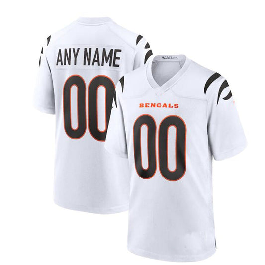 Custom C.Bengals White Game Jersey American Stitched Football Jerseys