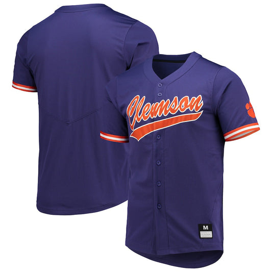 C.Tigers Replica Baseball Jersey Purple Stitched American College Jerseys