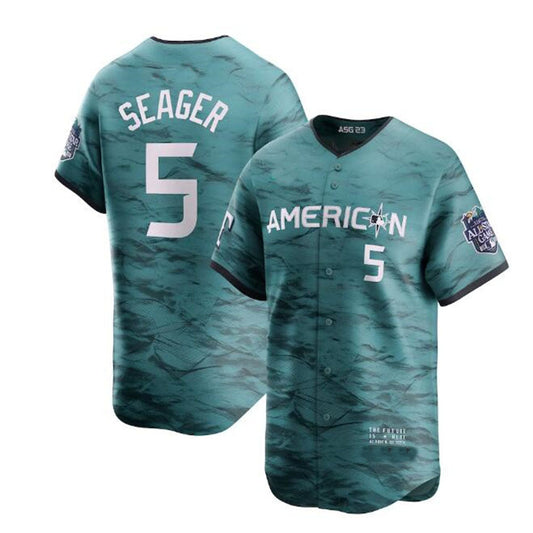 #5 Corey Seager American League 2023 All-Star Game Limited Player Jersey - Teal Baseball Jerseys