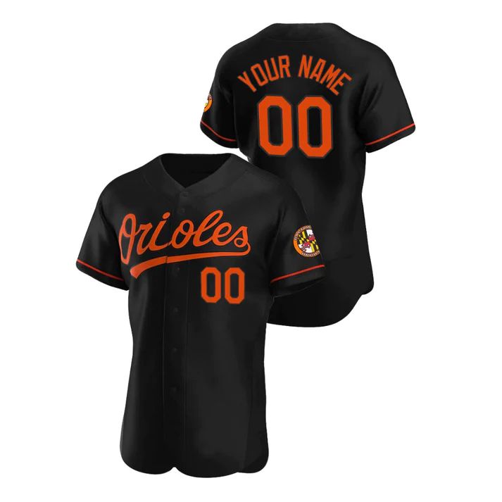 Baseball Jerseys Custom Baltimore Orioles Baseball Game Black