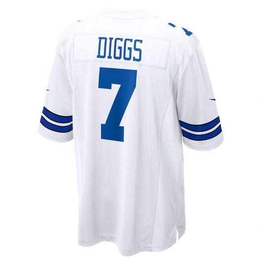 D.Cowboys #7 Trevon Diggs White Game Jersey Stitched American Football Jerseys