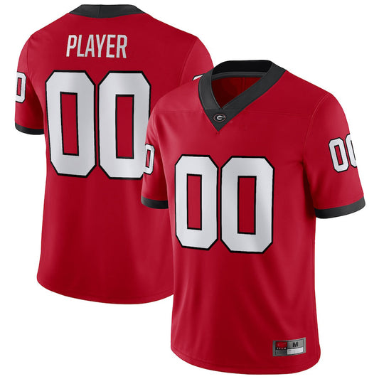 Custom G.Bulldogs Pick-A-Player NIL Replica Football Jersey Red American Stitched College Jerseys