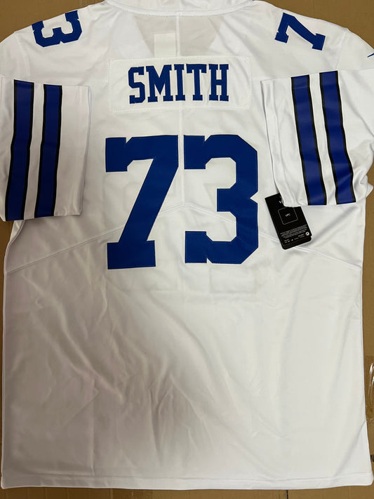 D.Cowboy New Number White #73 Tyler Smith Jerseys Football Jersey