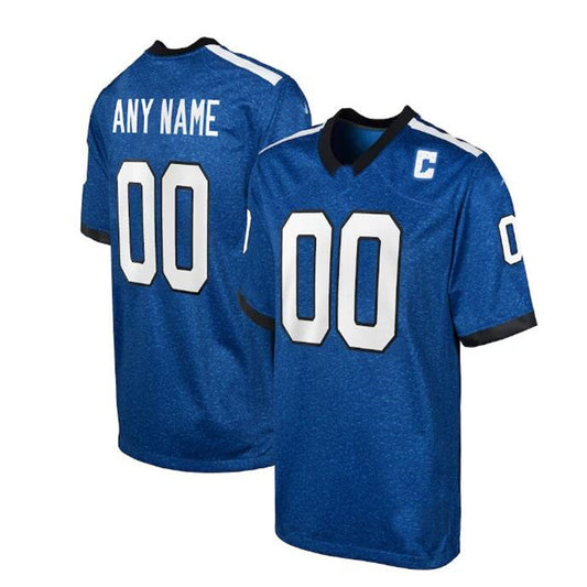 Custom IN.Colts Indiana Nights Alternate Game Jersey - Blue Stitched American Football Jerseys