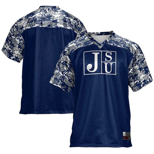 J.State Tigers Football Jersey Navy Stitched American College Jerseys
