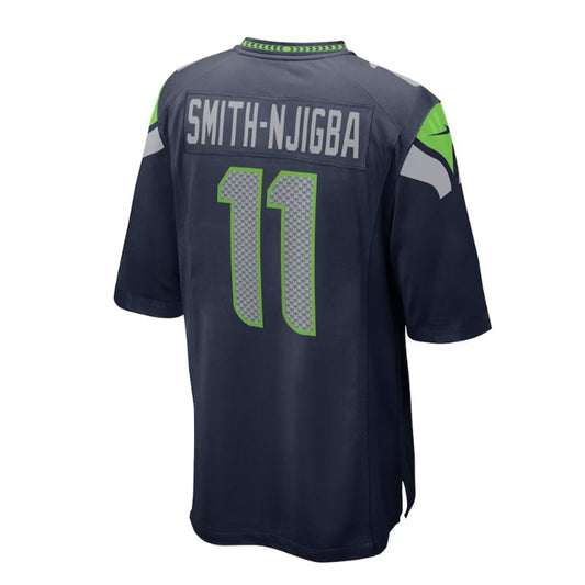 S.Seahawks #11 Jaxon Smith-Njigba 2023 Draft First Round Pick Game Jersey - College Navy Stitched American Football Jerseys
