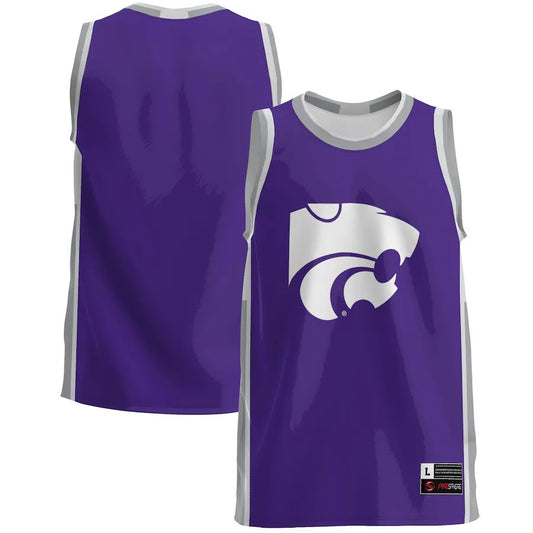 K.State Wildcats Basketball Jersey Purple Stitched American College Jerseys