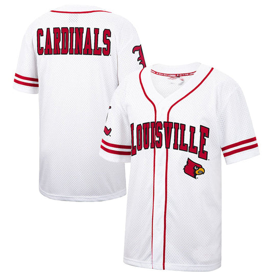 L.Cardinals Colosseum Free Spirited Baseball Jersey  White Red Stitched American College Jerseys