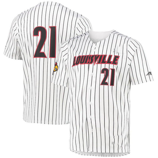 #21 L.Cardinals Replica Baseball Jersey White Stitched American College Jerseys