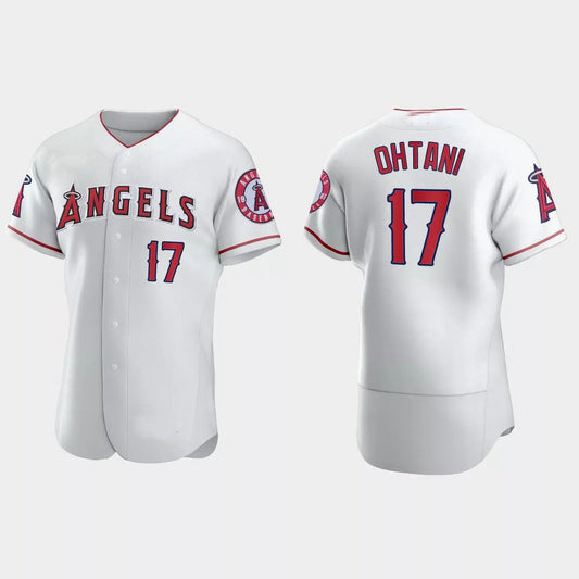 Los Angeles Angels #17 Shohei Ohtani White Authentic Jersey Men Youth Women Baseball Jerseys
