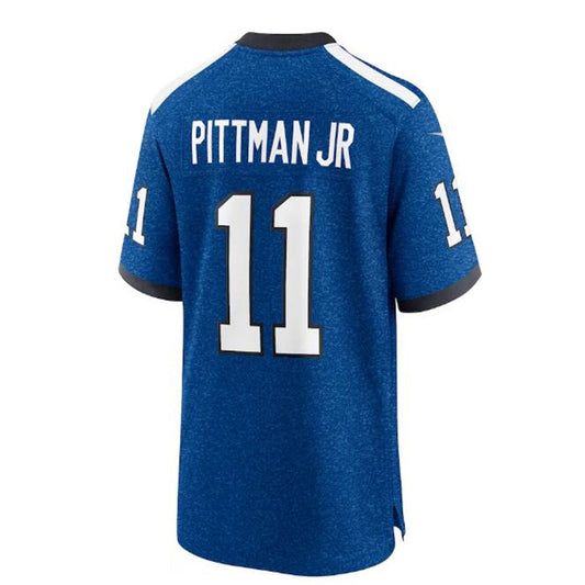 IN.Colts #11 Michael Pittman Jr. Indiana Nights Alternate Game Jersey - Royal Stitched American Football Jerseys