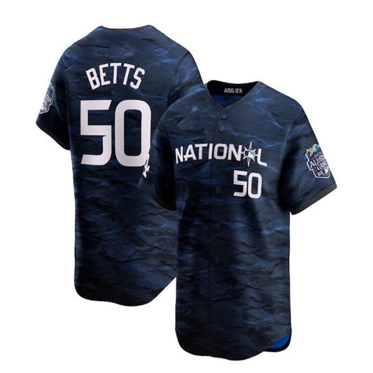 #50 Mookie Betts National League 2023 All-Star Game Limited Player Jersey - Royal Baseball Jerseys