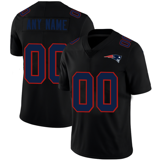 Custom NE.Patriots Football Jerseys Black American Stitched Name And Number Size S to 6XL Christmas Birthday Gift