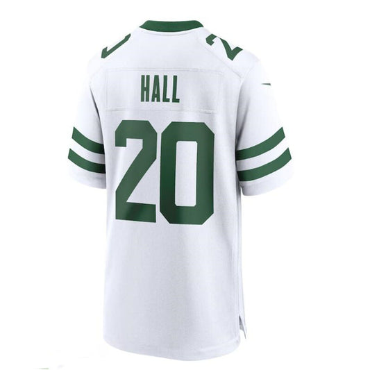NY.Jets #20 Breece Hall White Legacy Player Game Jersey Stitched American Football Jerseys
