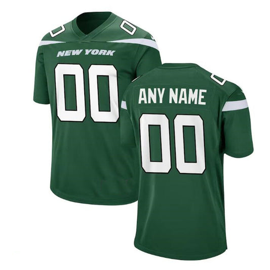 Custom NY.Jets Gotham Green Game Jersey Stitched Jersey Football Jersey