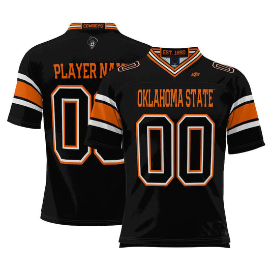Custom O.State Cowboys ProSphere NIL Pick-A-Player Football Jersey Black American Stitched College Jerseys