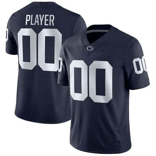 Custom P.State Nittany Lions Pick-A-Player NIL Replica Football Jersey Navy American Stitched College Jerseys