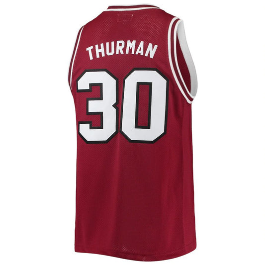A.Razorbacks #30 Scotty Thurman Original Retro Brand Alumni Commemorative Classic Basketball Jersey  Cardinal Stitched American College Jerseys